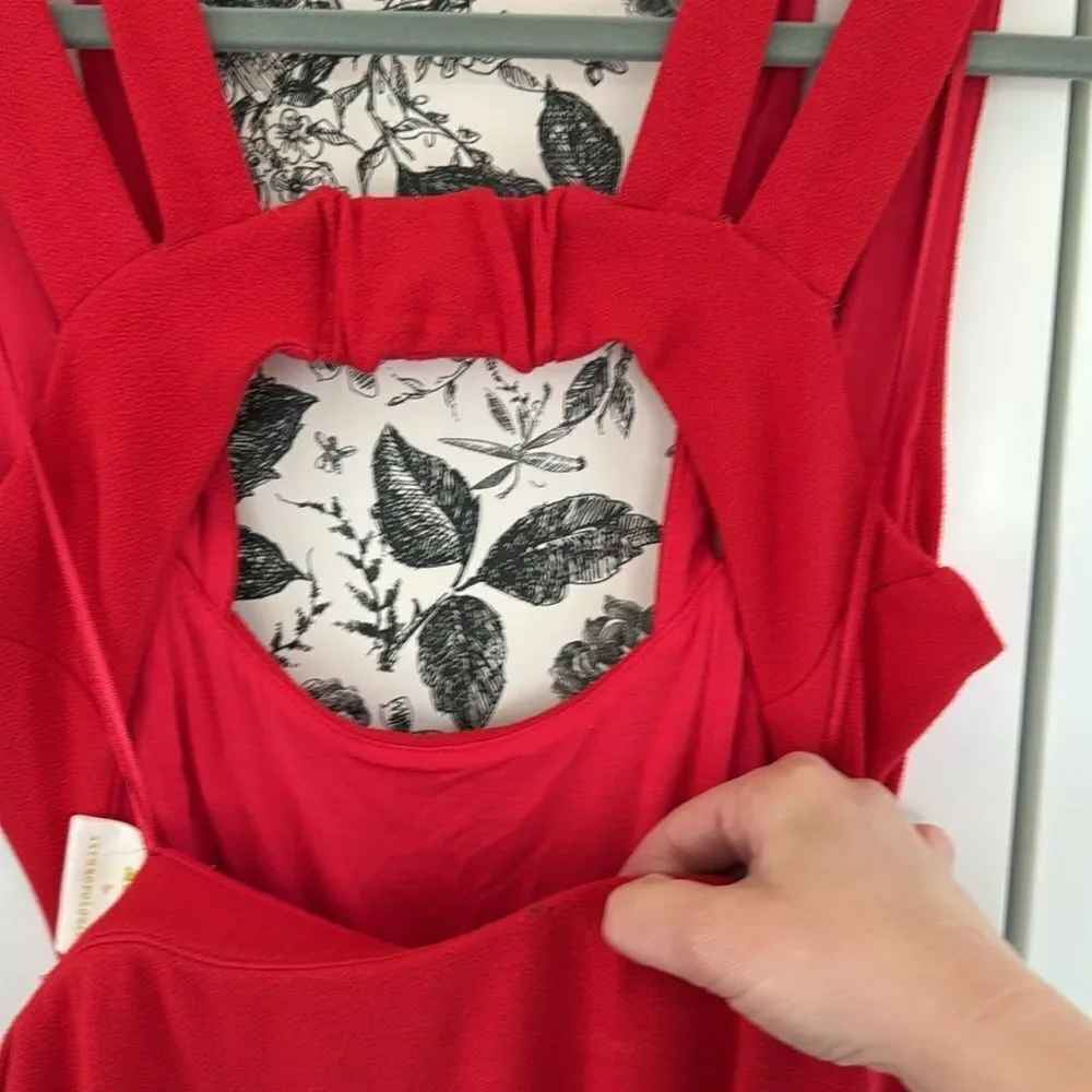 Maeve cutout ruffle side slit maxi - Picture 7 of 7